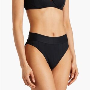 ONIA BLACK IVY BIKINI HIGHT WAIST BOTTOMS SIZE XS
